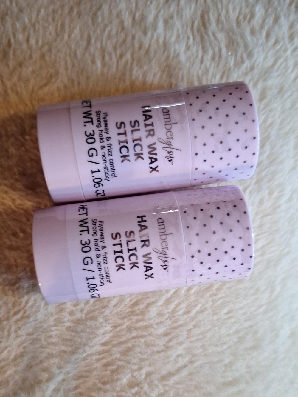 Hair Wax Slick Stick - Pink Set Of 2